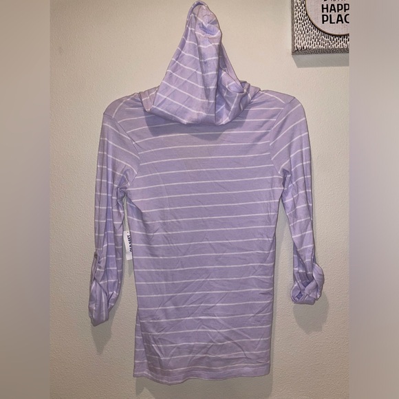 Old Navy  |   Striped Hoodie - Purple and white - Picture 11 of 11